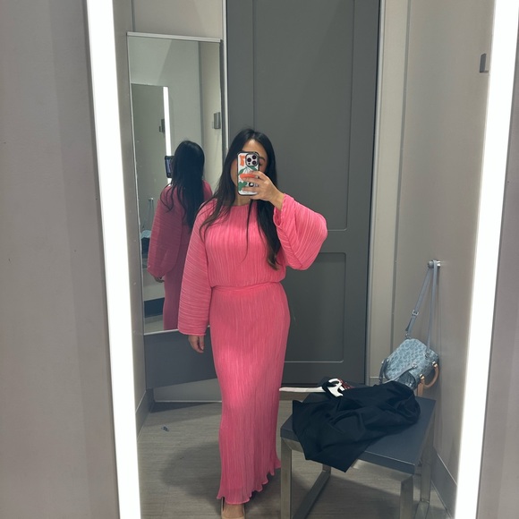 Gianni Bini Venita Aspen Top and Midi Skirt Pink Set - Picture 7 of 7